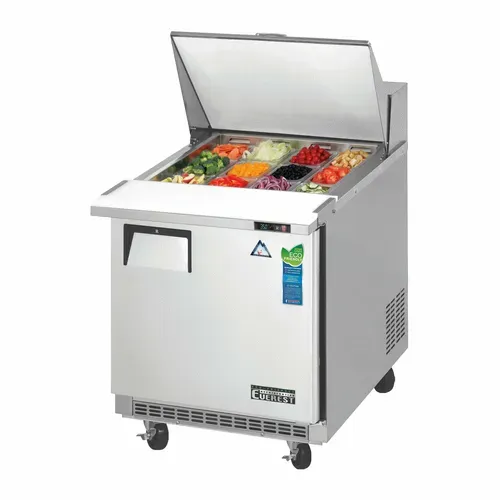 Everest Refrigeration EPBR1 27.75'' 1 Door Counter Height Mega Top Refrigerated Sandwich / Salad Prep Table