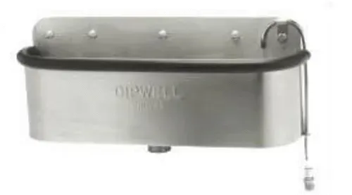 Excellence HBDW Dipper Well 15" (HBDW) with faucet and overflow