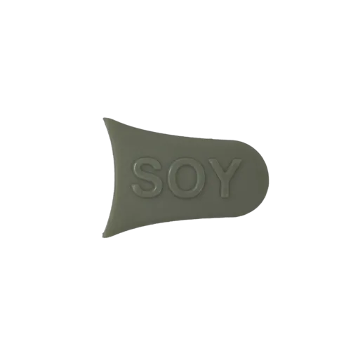 Service Ideas Service Ideas FCCIDSOYGRY Flow Control Carafe "Soy" ID Sock in Gray