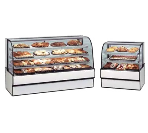 Federal Industries CGD7748 Curved Glass Non-Refrigerated Bakery Case