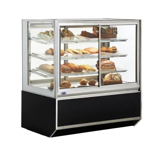 Federal Industries ITDSS6026-B18 Italian Glass Non-Refrigerated Display Case