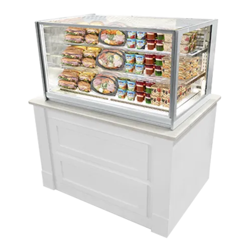 Federal Industries ITR3626 Italian Glass Refrigerated Counter Display Case