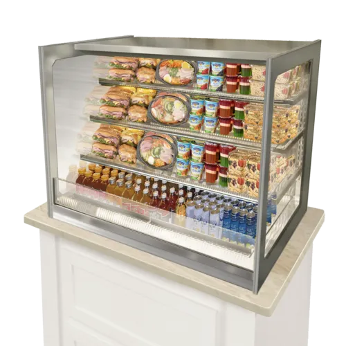 Federal Industries ITRSS4826 Italian Glass Refrigerated Counter Display Case