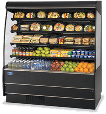 Federal Industries RSSM-378SC Specialty Display High Profile Self-Serve Refrigerated Merchandiser Federal Industries RSSM-378SC Specialty Display High Profile Self-Serve Refrigerated Merchandiser