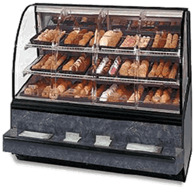 Federal Industries SN-48-SS Series 90 Non-Refrigerated Self-Serve Bakery Case Federal Industries SN-48-SS Series 90 Non-Refrigerated Self-Serve Bakery Case