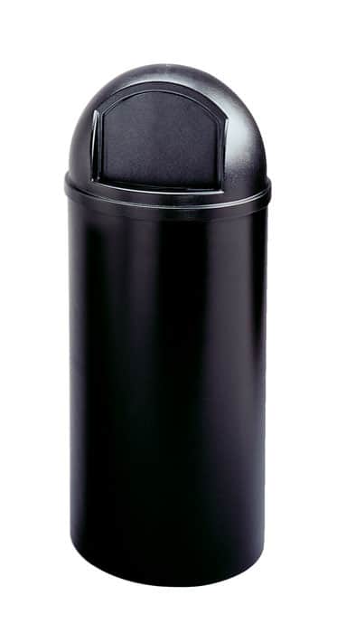 RJ Schinner FG816088BLA-EA Rubbermaid Marshal Classic Round Container Black 56.8L / 15 Gallon RJ Schinner FG816088BLA-EA Rubbermaid Marshal Classic Round Container Black 56.8L / 15 Gallon