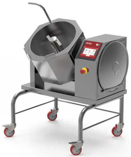 Firex UCBTE008CV1 8 Gallon Electric Tilting Skillet Braising Pan with Contols - ,