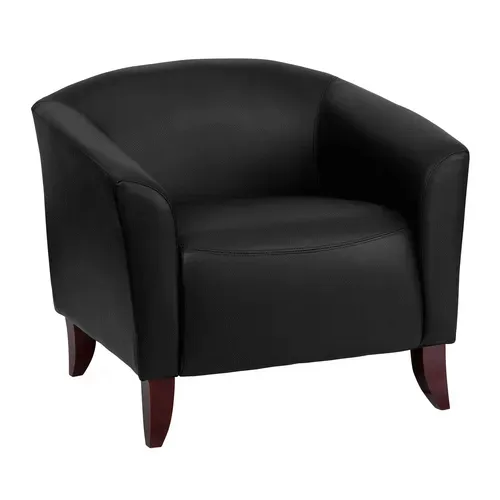 Flash Furniture 111-1-BK-GG Hercules Imperial Series Reception Chair