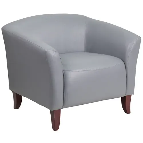 Flash Furniture 111-1-GY-GG Hercules Imperial Series Reception Chair