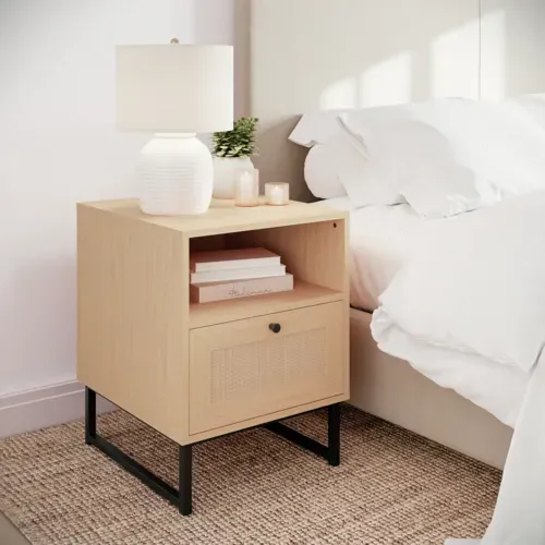 Flash Furniture Flash Furniture 2-EV-ST4043-ZZ-NAT-GG Malaki Nightstands or End Tables