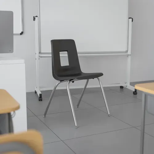 Flash Furniture ADV-SSC-18BLK Chair, Side, Stacking, Indoor