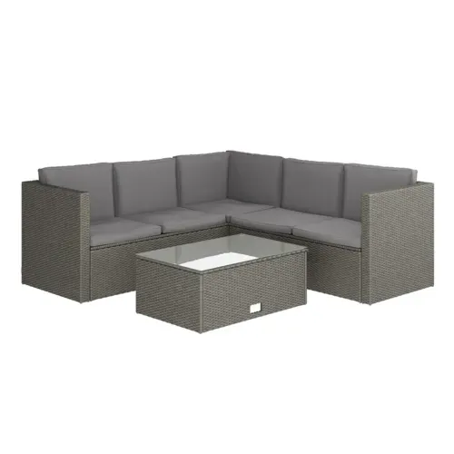 Flash Furniture Flash Furniture BN-WS404-GY-GY-GG L-Shaped Sectional Sofa