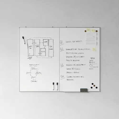 Flash Furniture Flash Furniture BR-FMW-76122-4860-GG Hercules Series Whiteboard