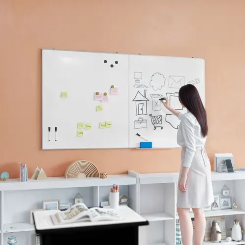 Flash Furniture Flash Furniture BR-FMW-91101-7240-GG Hercules Series Whiteboard