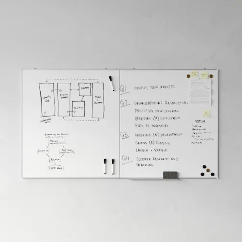 Flash Furniture Flash Furniture BR-FMW-91101-7240-GG Hercules Series Whiteboard