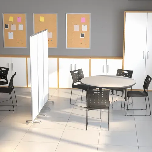 Flash Furniture BR-PTT001-3-M-60183-GG Room Divider Screen Partition