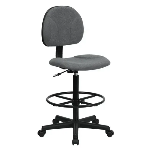 Flash Furniture BT-659-GRY-GG Ergonomic Swivel Drafting Stool