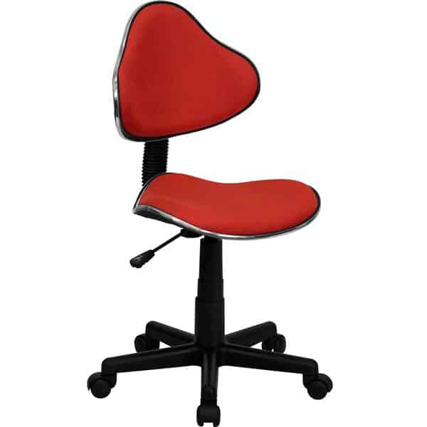 Flash Furniture BT-699-RED-GG Ergonomic Swivel Task Chair