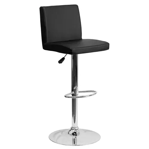 Flash Furniture CH-92066-BK-GG Swivel Bar Stool