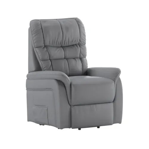 Flash Furniture Flash Furniture CH-US-153062L-GY-LEA-GG Hercules Series Recliner