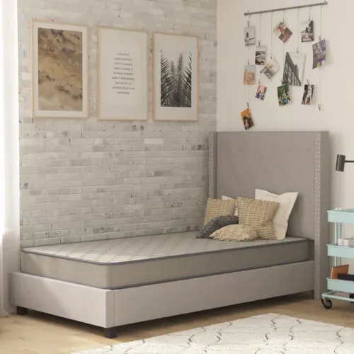 Flash Furniture Flash Furniture CL-E236-B-T-GG Twin Size Spring Mattress
