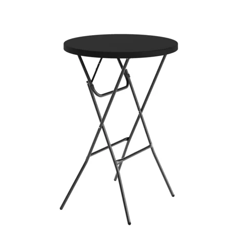 Flash Furniture Flash Furniture DAD-YCZ-80R-2-BAR-BLK-GG Folding Table