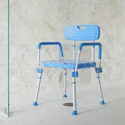 Flash Furniture Flash Furniture DC-HY3520L-BLU-GG Hercules Shower Chair