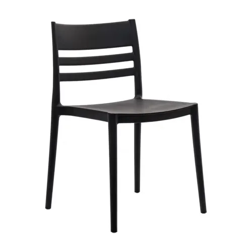Flash Furniture Flash Furniture DHF-317-APP-BLK-GG Patio Chair