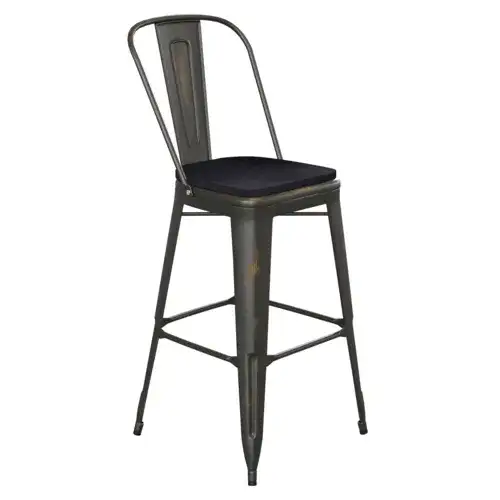 Flash Furniture ET-3534-30-COP-PL1B-GG Carly Bar Stool