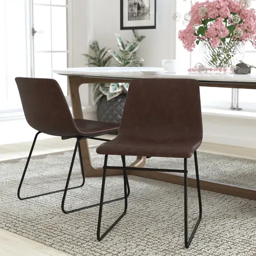 Flash Furniture ET-ER18345-18-DB-BK-GG Chair, Side, Indoor
