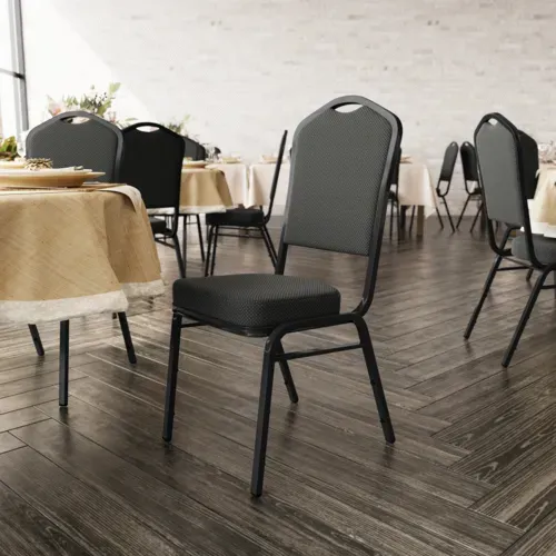 Flash Furniture Flash Furniture FD-C01-B-S076-GG Hercules Series Stacking Banquet Chair