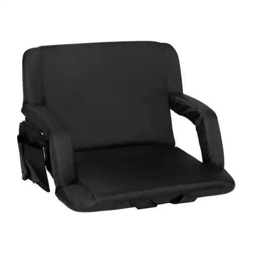 Flash Furniture FV-FA090L-BK-GG Stadium Bleacher Chair