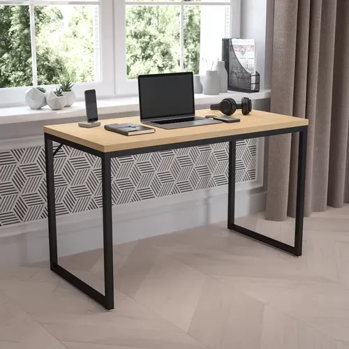 Flash Furniture GC-GF156-12-MAP-BK-GG Office Table
