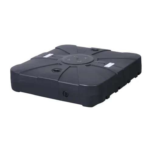Flash Furniture Flash Furniture GM-WL-80040FA-L-BK-GG Hank Universal Offset Base