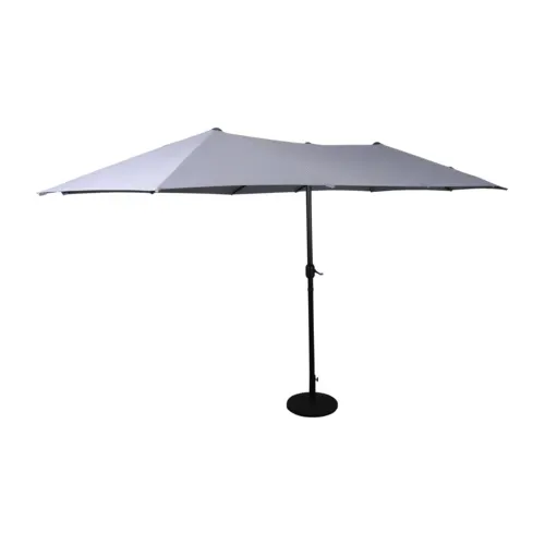 Flash Furniture Flash Furniture GM-WL-UU021-GRY-GG Elizabeth Triple Head Patio Umbrella