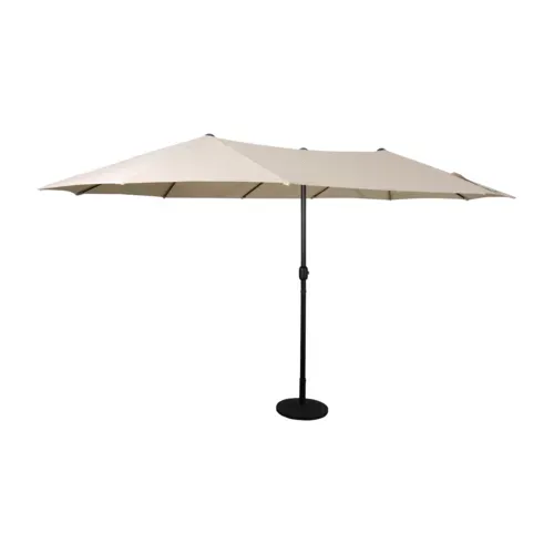 Flash Furniture Flash Furniture GM-WL-UU021-TAN-GG Elizabeth Triple Head Patio Umbrella