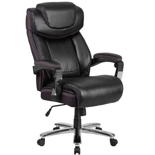 Flash Furniture GO-2223-BK-GG Hercules Series Big & Tall Executive Swivel Flash Furniture GO-2223-BK-GG Hercules Series Big & Tall Executive Swivel