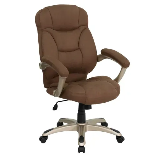 Flash Furniture GO-725-BN-GG Executive Swivel Office Chair