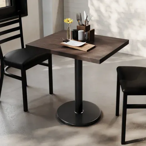 Flash Furniture Flash Furniture GSF-REC2430-DKBRN-TR18-GG Bennett Commercial Indoor Tabletop