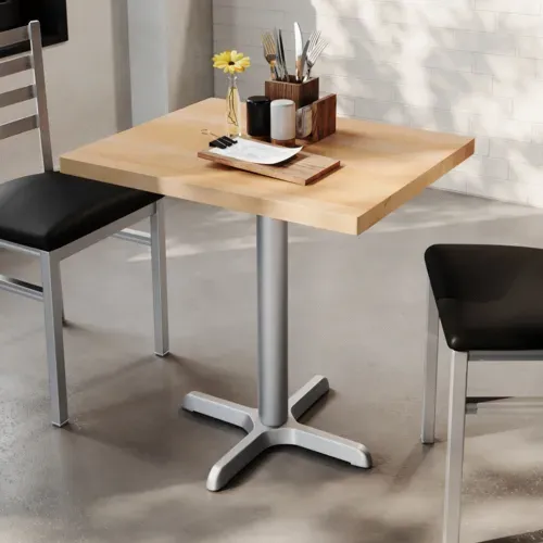 Flash Furniture Flash Furniture GSF-REC2430-NAT-T2222S-GG Bennett Commercial Indoor Tabletop