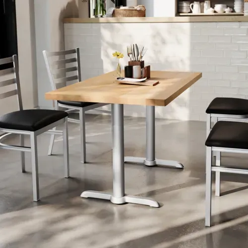 Flash Furniture Flash Furniture GSF-REC3048-NAT-T0522S-GG Bennett Commercial Indoor Tabletop