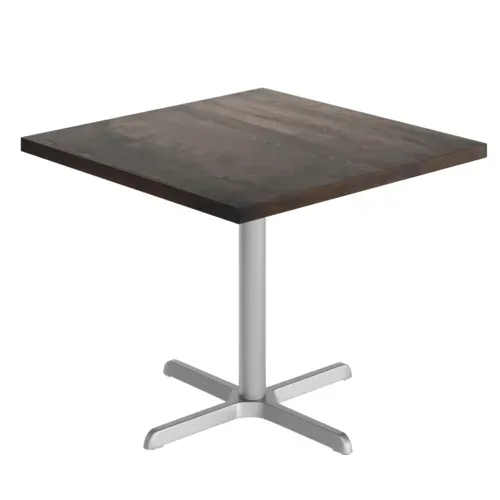 Flash Furniture Flash Furniture GSF-SQ36-DKBRN-T3030S-GG Bennett Commercial Indoor Tabletop