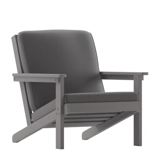 Flash Furniture Flash Furniture JJ-C14021-GY-GG Charlestown Resin Club Chair