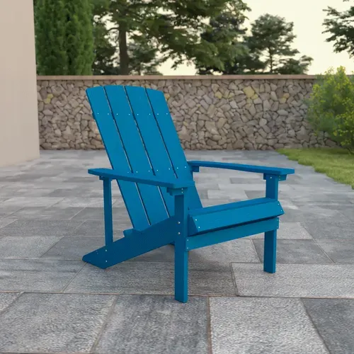 Flash Furniture JJ-C14501-BLU-GG Chair, Adirondack