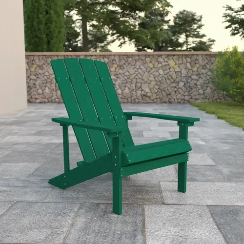 Flash Furniture JJ-C14501-GRN-GG Chair, Adirondack