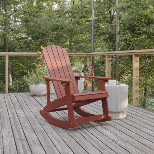 Flash Furniture Flash Furniture JJ-C14705-RED-GG Savannah Rocking Chair