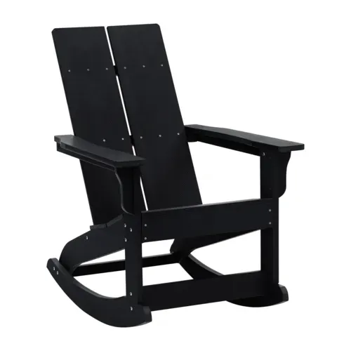 Flash Furniture Flash Furniture JJ-C14709-BK-GG Finn Rocking Chair