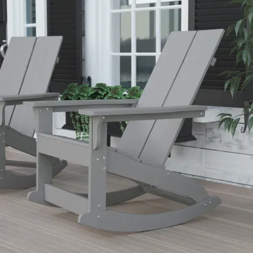 Flash Furniture Flash Furniture JJ-C14709-GY-GG Finn Rocking Chair