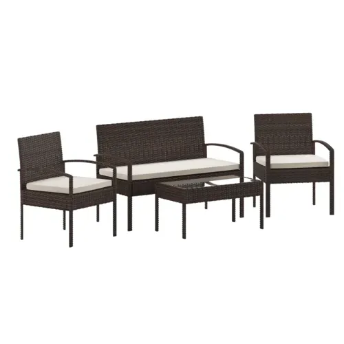 Flash Furniture Flash Furniture JJ-S312-BNBG-GG Outdoor Patio Set
