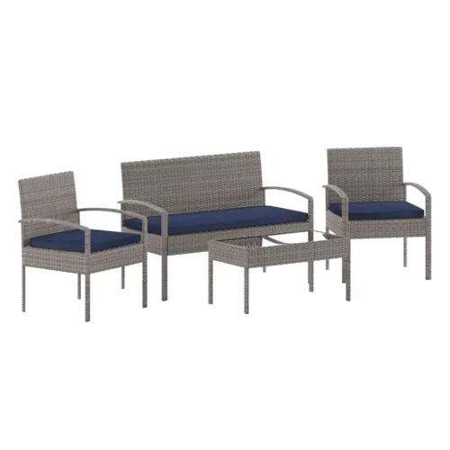 Flash Furniture Flash Furniture JJ-S312-GYNV-GG Outdoor Patio Set